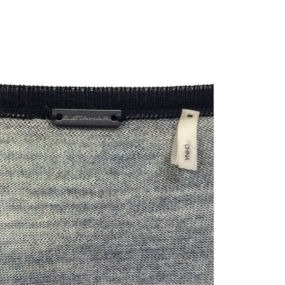 Elie Tahari Lambs Wool Short Sleeve Sweater – Chic Evening Wear - Picture 5 of 8